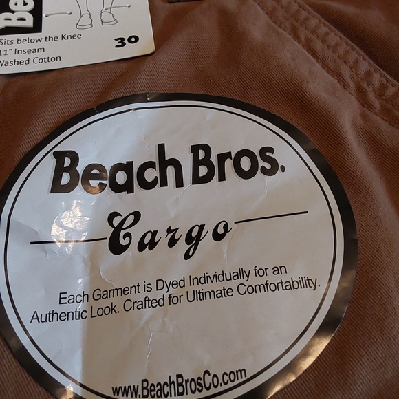 🌺 NWT Mens Beach Bros. Utility Cargo Shorts - Picture 7 of 12